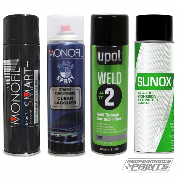 Aerosol automotive paint